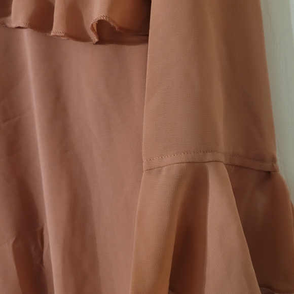 Long Sleeve Ruffled Dress - Picture 4 of 4